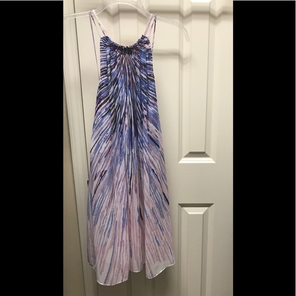 pink and blue sundress